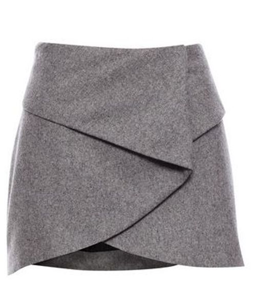 falda lana cruzada punto pull&bear 9.99
